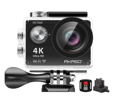 AKASO EK7000 Ultra HD 4K30FPS Underwater Action Camera, 170° Wide Angle 98FT Waterproof Camera - Imported from UK